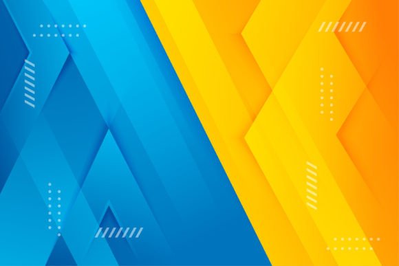 Blue Yellow Background Diagonal: A Modern Vector Asset