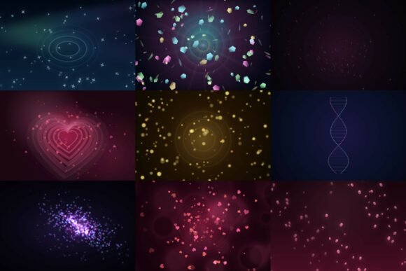 Elevate Your Brand with 4K YouTube Particles Backdrop for Cutter