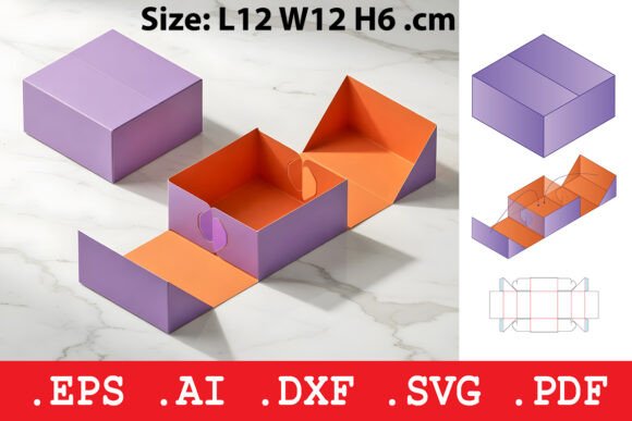 Elevate Your Brand with a Square Hinge Fold Open Gift Box