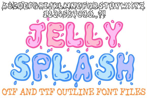 Jelly Splash: A Typeface That Pours Personality into Your Projects