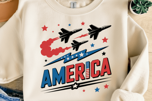 Styling America 4th of July PNG for a Bold USA Pride Shirt