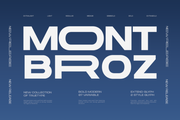 TRT Mont Broz: The Modern Sans Serif for Bold Branding