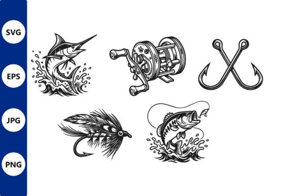 Unleashing Your Creative Catch: The Fishing Icons Set