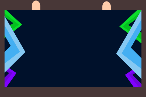 Unlocking Visual Depth: The Blue Colorful Geometric Background