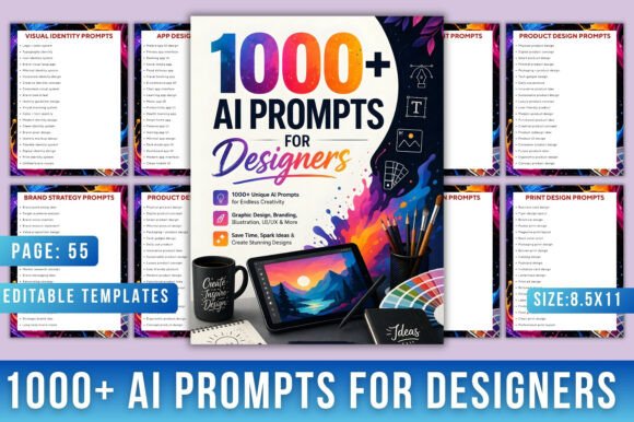 Unlocking Your Design Workflow with 1000+ AI Prompts